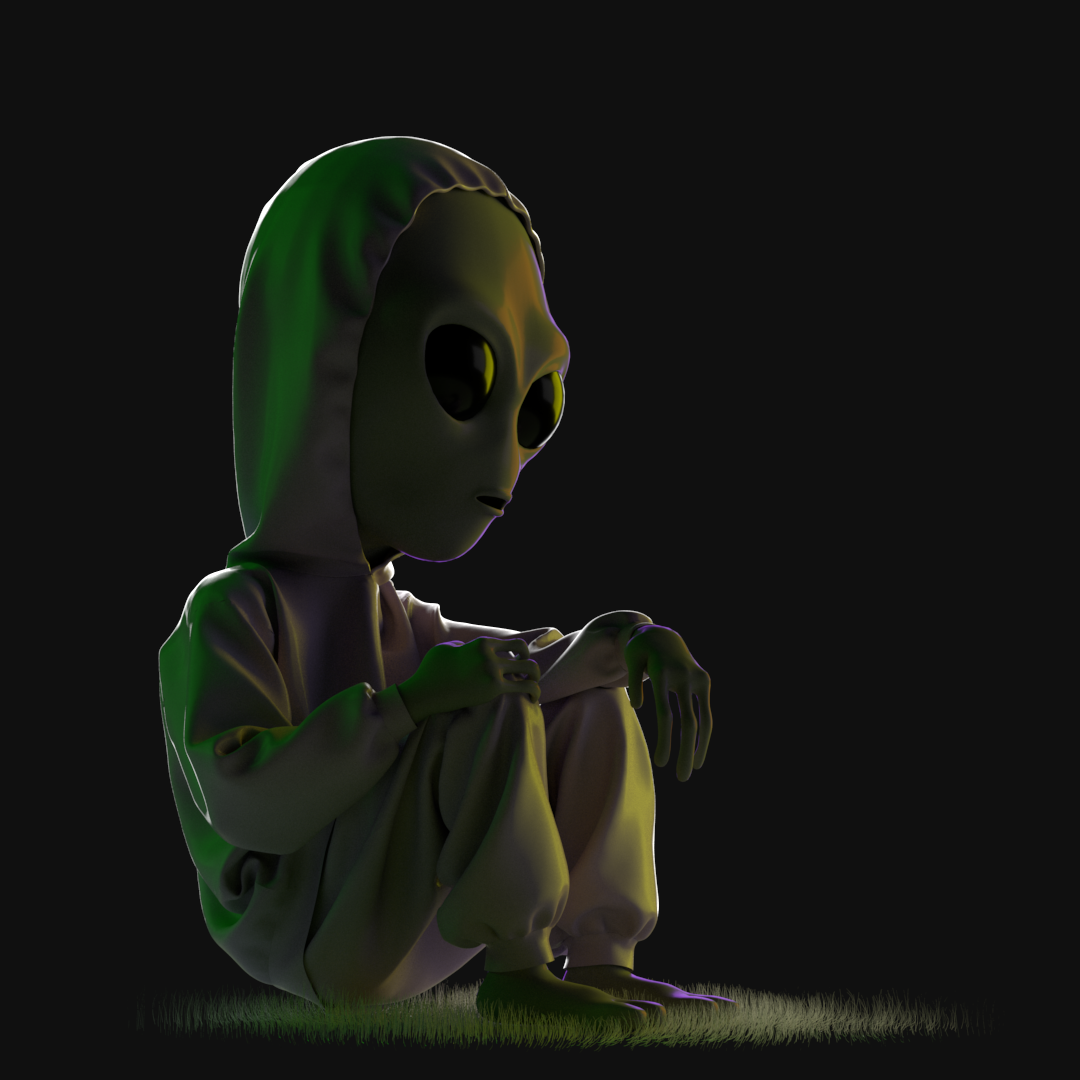 Alien model by Nicholas Dimas